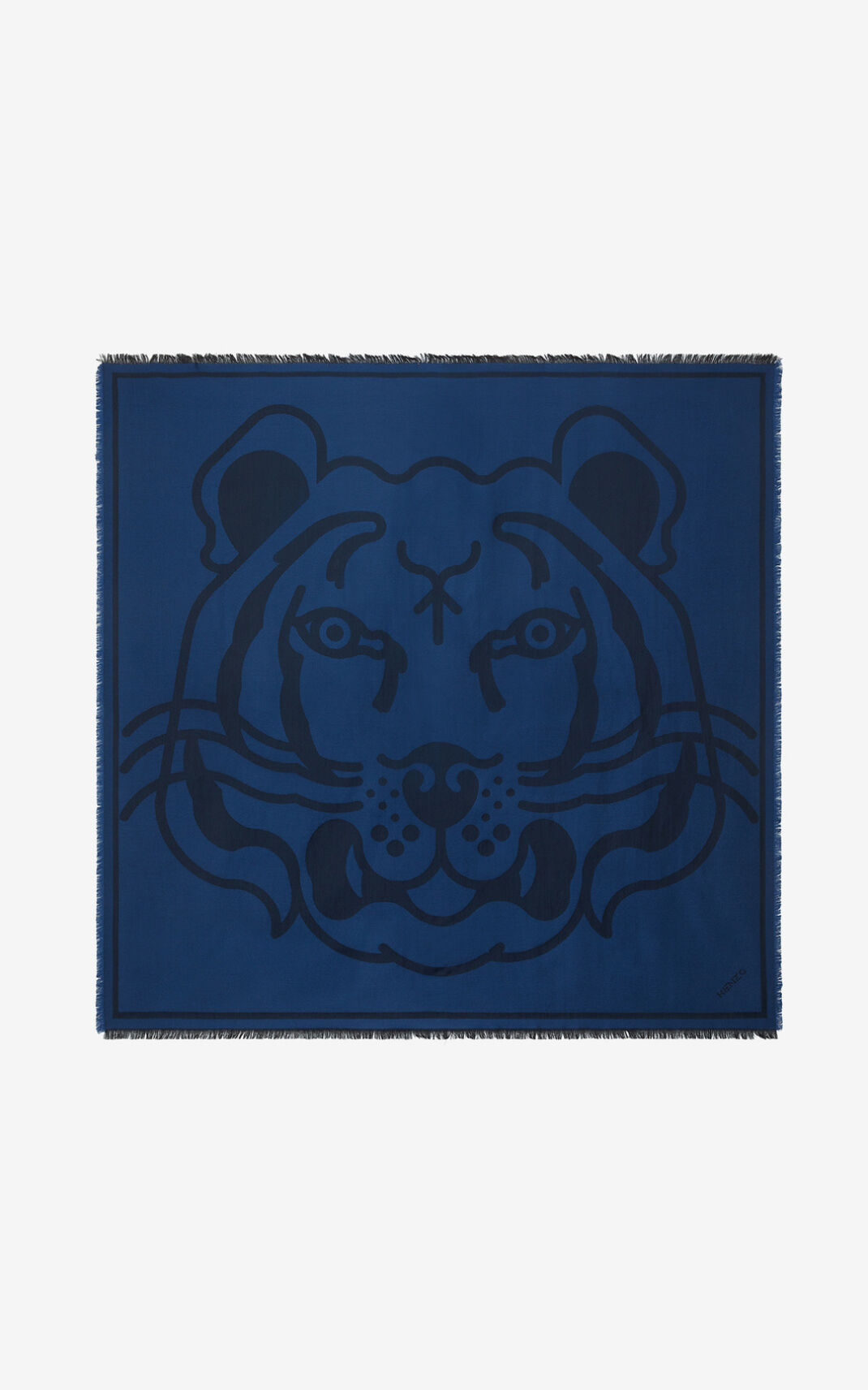 Pañuelos Kenzo K Tiger wool Hombre Azul Real Azules MTX861947